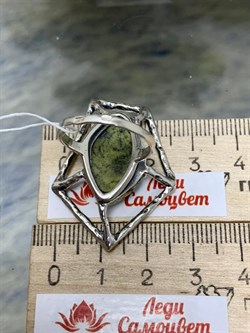 *Кольцо р.17,5 Змеевик арт. 1958-210 Вес 8,54 г - фото 198232 *Кольцо р.17,5 Змеевик арт. 1958-210 Вес 8,54 г - фото 198232