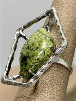 *Кольцо р.17,5 Змеевик арт. 1958-210 Вес 8,54 г - фото 198233 *Кольцо р.17,5 Змеевик арт. 1958-210 Вес 8,54 г - фото 198233