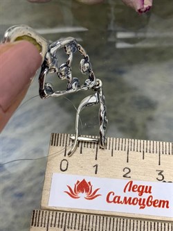 *Серьги Лизардит Урал арт. 10037-390 Вес 14,62 г - фото 198254 *Серьги Лизардит Урал арт. 10037-390 Вес 14,62 г - фото 198254