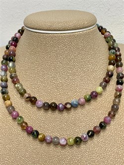 Бусы р.55-58 д.4,5-5 Турмалин Микс Бразилия арт: 087216-р55-1 - фото 198287 Бусы р.55-58 д.4,5-5 Турмалин Микс Бразилия арт: 087216-р55-1 - фото 198287