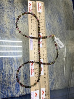 *Бусы р.65-68 д.4,5-5 Турмалин Микс Бразилия арт: 087217-4 - фото 198292 *Бусы р.65-68 д.4,5-5 Турмалин Микс Бразилия арт: 087217-4 - фото 198292