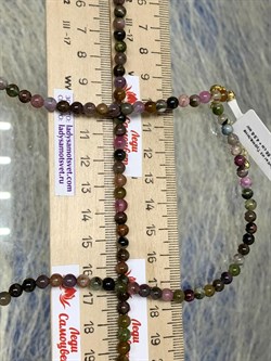 *Бусы р.65-68 д.4,5-5 Турмалин Микс Бразилия арт: 087217-4 - фото 198293 *Бусы р.65-68 д.4,5-5 Турмалин Микс Бразилия арт: 087217-4 - фото 198293