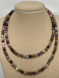 *Бусы р.65-68 д.4,5-5 Турмалин Микс Бразилия арт: 087217-4 - фото 198294 *Бусы р.65-68 д.4,5-5 Турмалин Микс Бразилия арт: 087217-4 - фото 198294