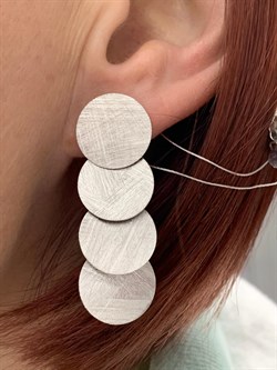 *Серьги Пусеты арт. CVOR11-RH-082 вес 5,32 г - фото 198396 *Серьги Пусеты арт. CVOR11-RH-082 вес 5,32 г - фото 198396