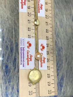 *Колье р.45 Жемчуг Фианит Облачка арт. RB-N359-3-X-L-PN-X-W-502 (вес 6,07 г) - фото 198461 *Колье р.45 Жемчуг Фианит Облачка арт. RB-N359-3-X-L-PN-X-W-502 (вес 6,07 г) - фото 198461