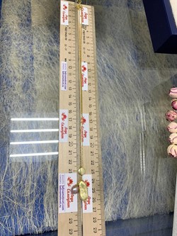 *Колье р.45 Жемчуг Фианит Облачка арт. RB-N361-3-X-L-PN-X-W-322 (вес 5,24 г) - фото 198475