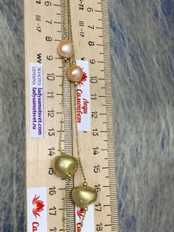 *Колье р.45 Жемчуг Фианит Облачка арт. RB-N342-1-X-L-PN-X-W-452 (вес 9,22 г) - фото 198490 *Колье р.45 Жемчуг Фианит Облачка арт. RB-N342-1-X-L-PN-X-W-452 (вес 9,22 г) - фото 198490