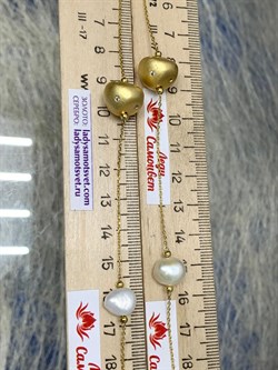 *Колье р.45 Жемчуг Фианит Облачка арт. RB-N00342-X-L-PN-X-W-674 (вес 9,4 г) - фото 198516 *Колье р.45 Жемчуг Фианит Облачка арт. RB-N00342-X-L-PN-X-W-674 (вес 9,4 г) - фото 198516