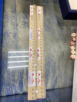 *Колье р.45-50 Белый Жемчуг Барокко цв Лимонное арт. 6-360443-00-28-345 вес 6,31 г - фото 198650 *Колье р.45-50 Белый Жемчуг Барокко цв Лимонное арт. 6-360443-00-28-345 вес 6,31 г - фото 198650