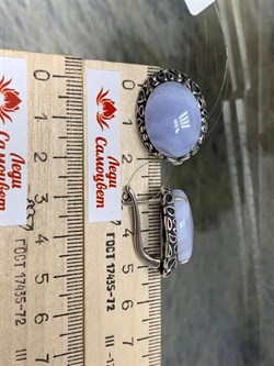 *Серьги Брусничка Сапфирин арт. 1717(Агат)-535 Вес 11,88 г - фото 198749 *Серьги Брусничка Сапфирин арт. 1717(Агат)-535 Вес 11,88 г - фото 198749