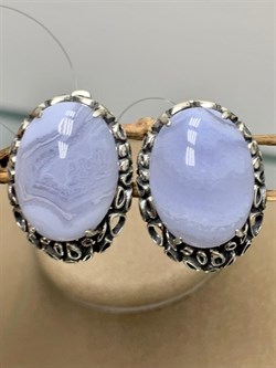 *Серьги Брусничка Сапфирин арт. 1717(Агат)-535 Вес 11,88 г - фото 198751 *Серьги Брусничка Сапфирин арт. 1717(Агат)-535 Вес 11,88 г - фото 198751