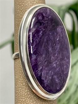 *Кольцо р.18 Чароит арт. 1571-155 Вес 14,6 г - фото 198884 *Кольцо р.18 Чароит арт. 1571-155 Вес 14,6 г - фото 198884