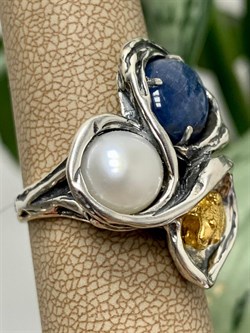 *Кольцо р.18,5 Генрих Кианит Бразилия арт. 1744-620 Вес 13,28 г - фото 198921 *Кольцо р.18,5 Генрих Кианит Бразилия арт. 1744-620 Вес 13,28 г - фото 198921