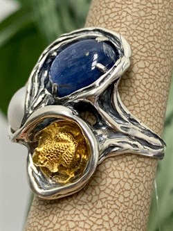 *Кольцо р.19 Генрих Лазурит, Жемчуг Афганистан арт. 1744-810 Вес 12,96 г - фото 198932 *Кольцо р.19 Генрих Лазурит, Жемчуг Афганистан арт. 1744-810 Вес 12,96 г - фото 198932