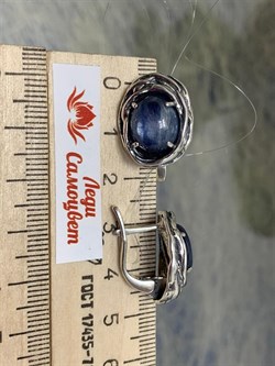 *Серьги Кианит Бразилия арт. 1744-682 Вес 11,67 г - фото 198946 *Серьги Кианит Бразилия арт. 1744-682 Вес 11,67 г - фото 198946