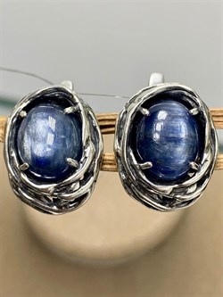 *Серьги Кианит Бразилия арт. 1744-682 Вес 11,67 г - фото 198947 *Серьги Кианит Бразилия арт. 1744-682 Вес 11,67 г - фото 198947