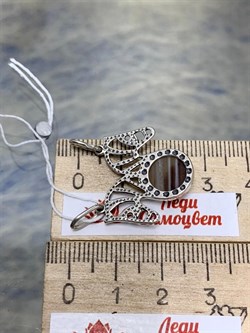 *Подвеска Сафари Агат арт. 1874-389 Вес 3,2 г - фото 199026 *Подвеска Сафари Агат арт. 1874-389 Вес 3,2 г - фото 199026