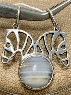 *Подвеска Сафари Агат арт. 1874-389 Вес 3,2 г - фото 199030 *Подвеска Сафари Агат арт. 1874-389 Вес 3,2 г - фото 199030