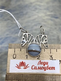 *Подвеска Сафари Агат арт. 1874-426 Вес 3,2 г - фото 199034 *Подвеска Сафари Агат арт. 1874-426 Вес 3,2 г - фото 199034