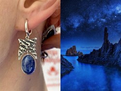 *Серьги Кианит Бразилия арт. 1922-402 Вес 11,03 г - фото 199040 *Серьги Кианит Бразилия арт. 1922-402 Вес 11,03 г - фото 199040