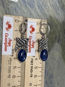 *Серьги Кианит Бразилия арт. 1922-402 Вес 11,03 г - фото 199042 *Серьги Кианит Бразилия арт. 1922-402 Вес 11,03 г - фото 199042