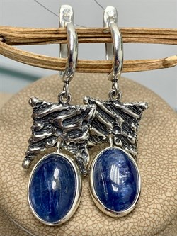 *Серьги Кианит Бразилия арт. 1922-402 Вес 11,03 г - фото 199043 *Серьги Кианит Бразилия арт. 1922-402 Вес 11,03 г - фото 199043