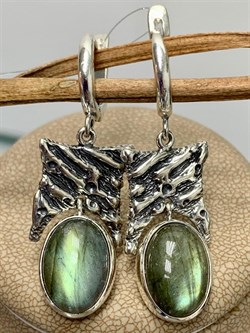 *Серьги Лабрадор Бразилия арт. 1922-327 Вес 10,37 г - фото 199060 *Серьги Лабрадор Бразилия арт. 1922-327 Вес 10,37 г - фото 199060