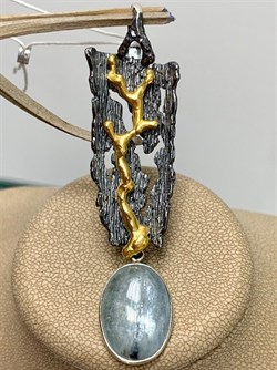 *Подвеска Кианит Индия арт. 1949-972 Вес 11,97 г - фото 199082 *Подвеска Кианит Индия арт. 1949-972 Вес 11,97 г - фото 199082