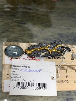 *Подвеска Кианит Индия арт. 1949-972 Вес 11,97 г - фото 199083 *Подвеска Кианит Индия арт. 1949-972 Вес 11,97 г - фото 199083