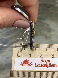 *Серьги Кианит Индия арт. 1949-965 Вес 14,94 г - фото 199090 *Серьги Кианит Индия арт. 1949-965 Вес 14,94 г - фото 199090