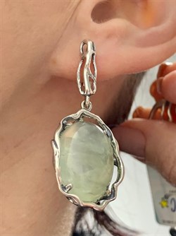 *Серьги Пренит Африка арт. 1990-714 Вес 15,02 г - фото 199098