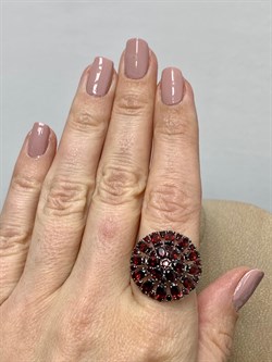 *Кольцо р.19 Гранат арт. 01-2559/00ГР-17-950 вес 5,45 г - фото 199195 *Кольцо р.19 Гранат арт. 01-2559/00ГР-17-950 вес 5,45 г - фото 199195