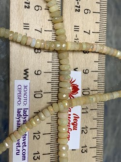 Бусы р.48 д.4-5,5 Опал Эфиопия арт: 084525-3 - фото 199269