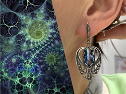 *Серьги Кокошник Фианит арт. 0033С-882 вес 10,8 г - фото 199284 *Серьги Кокошник Фианит арт. 0033С-882 вес 10,8 г - фото 199284