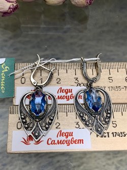 *Серьги Кокошник Фианит арт. 0033С-882 вес 10,8 г - фото 199293 *Серьги Кокошник Фианит арт. 0033С-882 вес 10,8 г - фото 199293