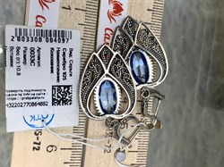 *Серьги Кокошник Фианит арт. 0033С-882 вес 10,8 г - фото 199294 *Серьги Кокошник Фианит арт. 0033С-882 вес 10,8 г - фото 199294