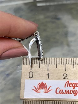 *Серьги Варежки арт. 1768С-040, Леди Самоцвет (Вес 5,4 г) - фото 199306 *Серьги Варежки арт. 1768С-040, Леди Самоцвет (Вес 5,4 г) - фото 199306