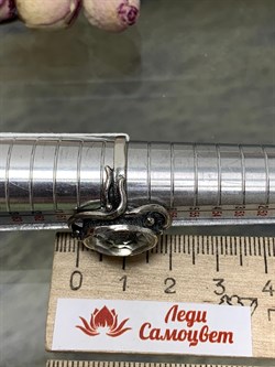 *Кольцо р.18,5 Горный Хрусталь Березка арт. 0156К-384 вес 6,3 г - фото 199356 *Кольцо р.18,5 Горный Хрусталь Березка арт. 0156К-384 вес 6,3 г - фото 199356