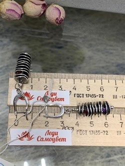 *Серьги Фианит Микс Ломтики б. арт. 0176С-470 вес 14,7 г - фото 199370 *Серьги Фианит Микс Ломтики б. арт. 0176С-470 вес 14,7 г - фото 199370