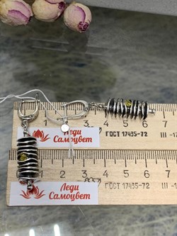 *Серьги Фианит Микс Ломтики б. арт. 0176С-470 вес 14,7 г - фото 199371 *Серьги Фианит Микс Ломтики б. арт. 0176С-470 вес 14,7 г - фото 199371