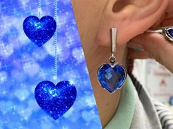 *Серьги Титаник Кварц арт. 0208С-9,8 Вес 9,8 г - фото 199389 *Серьги Титаник Кварц арт. 0208С-9,8 Вес 9,8 г - фото 199389