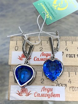 *Серьги Титаник Кварц арт. 0208С-9,8 Вес 9,8 г - фото 199393 *Серьги Титаник Кварц арт. 0208С-9,8 Вес 9,8 г - фото 199393