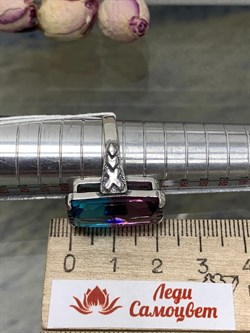 *Кольцо р.18,5 Турмалин синт. Каир арт. 0255К-652 вес 7,4 г - фото 199420 *Кольцо р.18,5 Турмалин синт. Каир арт. 0255К-652 вес 7,4 г - фото 199420