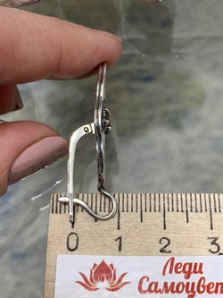 *Серьги Исфахан Фианит арт. 0351С-759 вес 7,5 г - фото 199475 *Серьги Исфахан Фианит арт. 0351С-759 вес 7,5 г - фото 199475