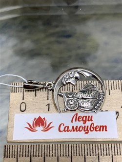 *Подвеска Сова Ночка арт. 0423П-766 вес 3,7 г - фото 199544 *Подвеска Сова Ночка арт. 0423П-766 вес 3,7 г - фото 199544