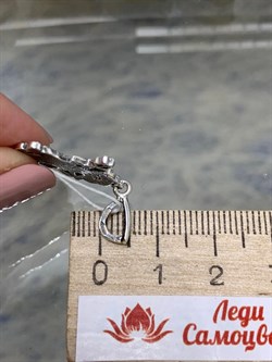 *Подвеска Чертик Фианит арт. 0426П-123 вес 1,9 г - фото 199556 *Подвеска Чертик Фианит арт. 0426П-123 вес 1,9 г - фото 199556