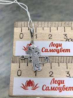 *Подвеска Чертик Фианит арт. 0426П-123 вес 1,9 г - фото 199557 *Подвеска Чертик Фианит арт. 0426П-123 вес 1,9 г - фото 199557