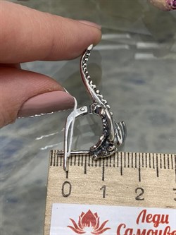 *Серьги Дракоша арт. 0493С-084 вес 9,1 г - фото 199603 *Серьги Дракоша арт. 0493С-084 вес 9,1 г - фото 199603