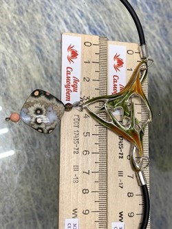 *Колье р.50 Океаническая Яшма Форест арт. 0532Ко-076 вес 23,2 г - фото 199622