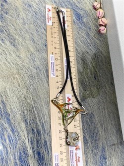 *Колье р.50 Океаническая Яшма Форест арт. 0532Ко-076 вес 23,2 г - фото 199624